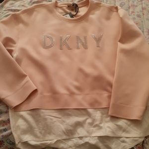 DKNY Bedazzled Sweat-top